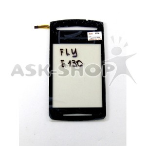Сенсор (Touchscreen) Fly E130 черный - фото