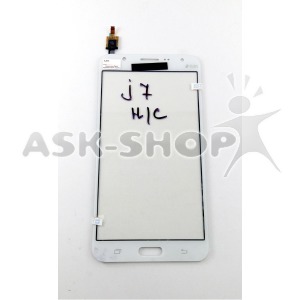 Сенсор (Touchscreen) Samsung J700F/ Galaxy J7 белый high copy - фото