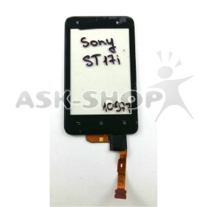 Сенсор (Touchscreen) Sony ST17i черный,оригинал - фото