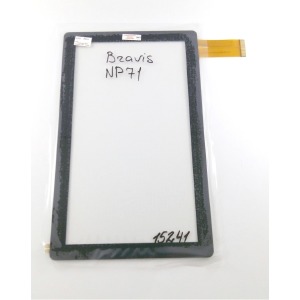 Сенсор (Touchscreen) для планшета Bravis NP71, 173*105 мм, черный - фото