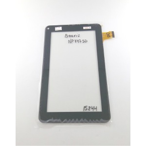 Сенсор (Touchscreen) для планшета Bravis NP747 SD, 186*111 мм, черный - фото