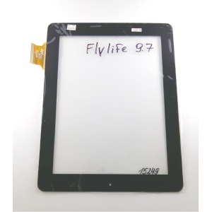 Сенсор для планшета Fly Flylife 9.7/M977QG9/300-L4386c-a00, черный - фото