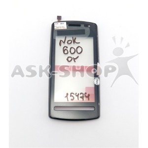 Сенсор (Touchscreen) Nokia 600 black original - фото