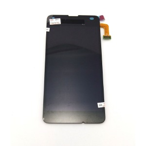 Дисплей для телефона Nokia 550 черный, с тачскрином, модуль - фото