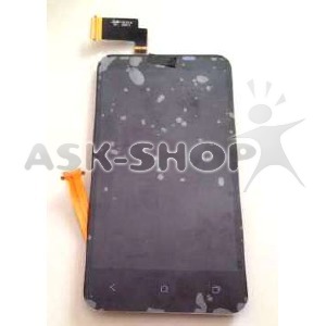 Дисплей для телефона HTC Desire VC (T328D) черный, с тачскрином, модуль - фото