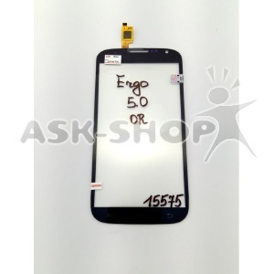 Сенсорный экран для телефона Ergo SmartTab 5 черный, оригинал - фото