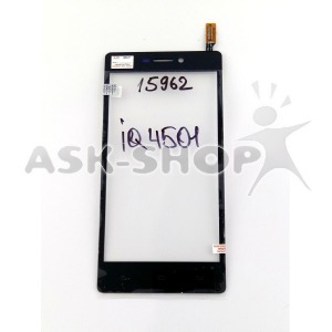 Сенсор (Touchscreen) Fly IQ4501 черный - фото