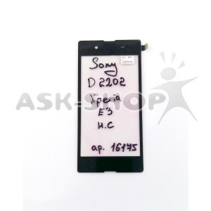 Сенсор (Touchscreen) Sony D2202 (D2203, D2206) Xperia E3, черный high copy - фото