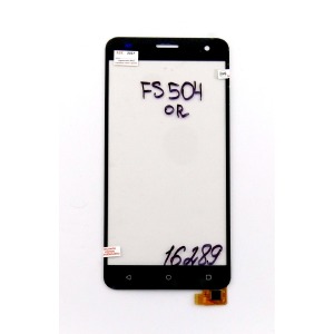 Сенсор (Touchscreen) Fly FS504 черный, оригинал - фото