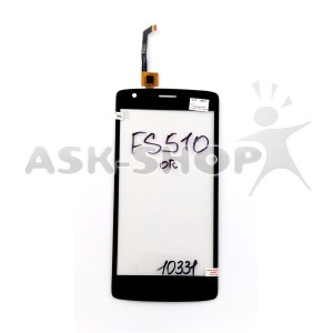 Сенсор (Touchscreen) Fly FS510 черный, оригинал - фото