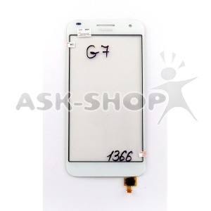 Сенсор (Touchscreen) Huawei G7 белый - фото