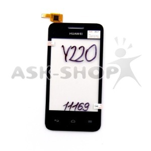 Сенсор (Touchscreen) Huawei Y220 черный - фото