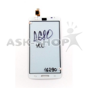Сенсор (Touchscreen) LG D680/D682/D684/G Pro Lite, белый high copy - фото