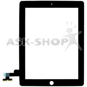 Тачскрин (Touchscreen) iPAD2 + кнопка Home черный - фото