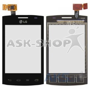 Сенсор (Touchscreen) LG E410/L1 II черный - фото
