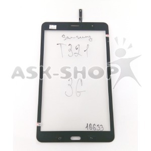Сенсор (Touchscreen) для планшета Samsung T321 версия 3G, с вырезом под динамик black - фото