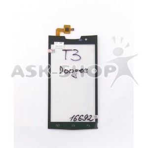 Сенсор (Touchscreen) Doogee T3 черный - фото
