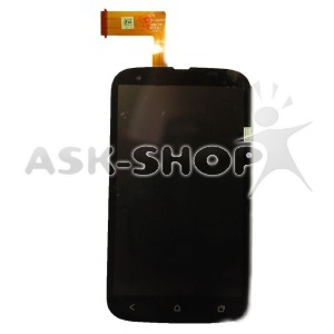 Дисплей для телефона HTC Desire V (T328W) черный, с тачскрином, модуль - фото