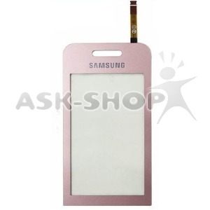 Сенсор (Touchscreen) Samsung S5230 розовый high copy - фото