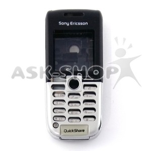 Корпус китай Sony Ericsson K300 черный с английской клавиатурой - фото