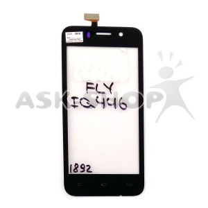 Сенсор (Touchscreen) Fly IQ446 черный, оригинал - фото
