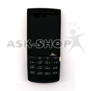 Корпус ОРИГИНАЛ (AAA класс) c клав. Nokia X3-02 черный - фото