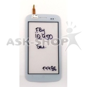 Сенсор (Touchscreen) Fly IQ450 белый - фото