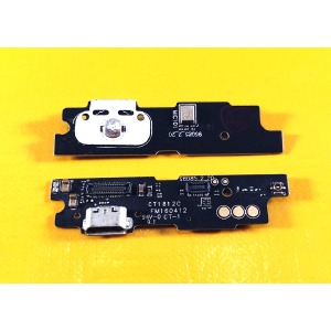 Разъем зарядки (Charger connector) Meizu M3 Note(M681!!!), с нижней платой, микрофоном и элементами - фото