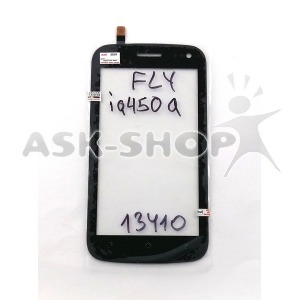 Сенсор (Touchscreen) Fly IQ450Q черный, high copy - фото