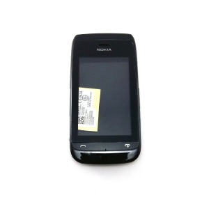 Корпус ОРИГИНАЛ (AAA класс) c клав. Nokia N308 черный - фото