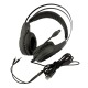 Наушники компьютерные Onikuma K16 USB/3.5+переходник 3,5(мама)-2х3,5(папа)/ LED RGB подсветка черные 2,2м - фото 1