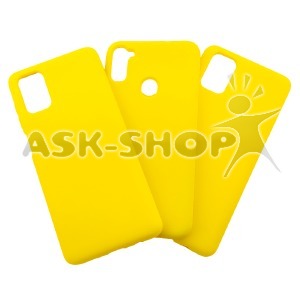 Силикон FULL Cover Samsung A01/A015 желтый# - фото