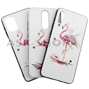 Накладка Fashion Samsung S20 Plus/G985/S11+ Flamingo - фото