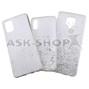 Накладка Samsung A02s/A025/A03s Metal Dust белая - фото