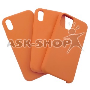 Силикон iPhone XR "Soft touch" Original Apricot (2) - фото