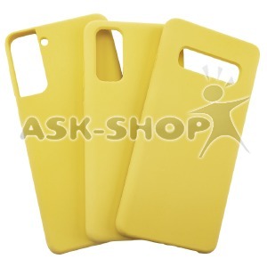 Силикон Samsung S9+/G965 "Soft touch" Original желтый - фото