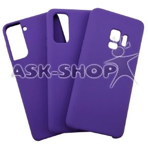 Силикон Samsung S10+/G975 "Soft touch" Original фиолетовый - фото