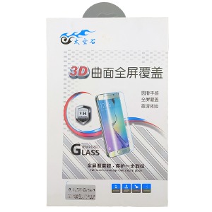 Стекло защитное Samsung G928/S6 EDGE(+) PLUS 3D золотое в упак.# - фото