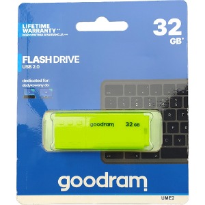 USB 32GB 2.0 Goodram UME2 желтая - фото