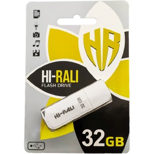 USB 32GB 2.0 Hi-Rali Taga Series белая - фото