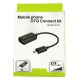 OTG-cable USB (мама)-MicroUSB (папа) черный - фото 2