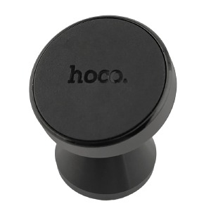 Автодержатель магнитный Hoco CA46 (клеевая основа) черный - фото