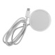Беспроводное зарядное Hoco CW30 Pro iPhone magsafe серебряное - фото 1