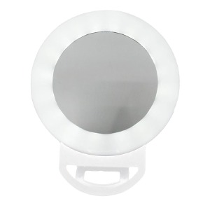 Селфи-кольцо подсветка RGB (питание акб) A4s 12см белая - фото