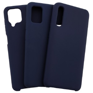 Накладка Soft Touch Samsung A01 Core/A013 темно-синяя# - фото