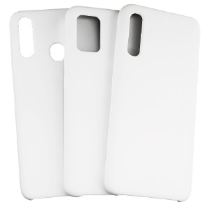 Накладка Soft Touch Samsung A02s/A025/A03s белая - фото