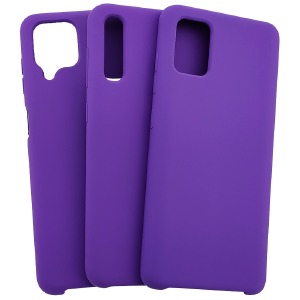 Накладка Soft Touch Samsung A01 Core/A013 фиолетовая - фото