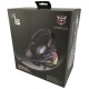Наушники компьютерные Onikuma K6 USB/3,5(папа)+переходник 3,5(мама)-2х3,5 (папа)/LED RGB подсветка черные - фото 2