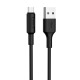 Кабель microUSB Hoco X25 2A черный 1м (30) - фото 1