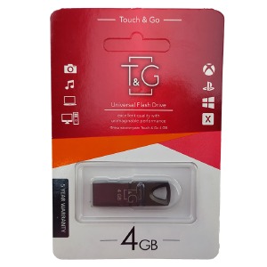 USB 4GB 2.0 T&G 117 metall series черная - фото